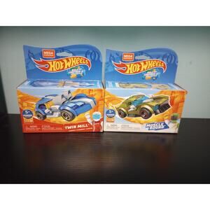 Hot Wheels Mega Construx Build Your Own Race Car (2 Boxes Sealed)‎